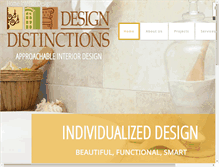 Tablet Screenshot of designdistinctions.com